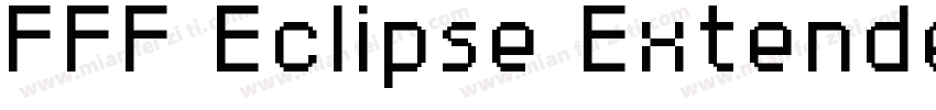 FFF Eclipse Extended字体转换